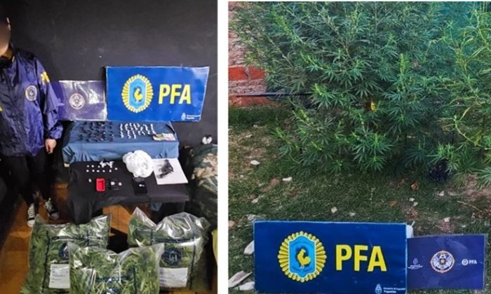La PFA desarticuló un punto de venta de drogas en la Pcia. de Buenos Aires